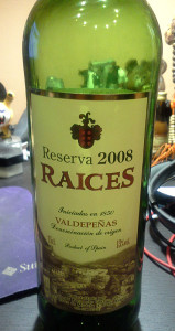 Raices Reserva 2008