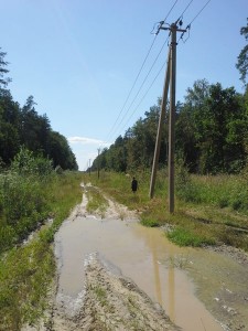 дорога к карьерам у новочеркасского